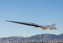 NASA testează avionul X-59 care sparge viteza sunetului fără zgomot avionul-nasa-care-sparge-viteza-sunetului-fara-sa-zguduie-cerul.-x-59-poate-schimba-definitiv-zborurile-supersonice-video