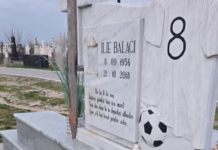 Mormântul lui Ilie Balaci vandalizat cu sânge pe cruce, anchetă poliție mormantul-lui-ilie-balaci,-vandalizat!-a-venit-politia-criminalistica.-era-sange-pe-cruce