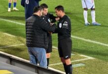 Arbitrul a fost schimbat în timpul meciului dintre Unirea Slobozia și Oțelul Galați moment-rar-in-unirea-slobozia-–-otelul-galati!-arbitrul-a-avut-nevoie-de-schimbare