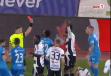 Craiova, eliminare directă pentru Kovacs în meciul cu Coșmar cosmar-in-5-minute-pentru-craiova:-istvan-kovacs-a-scos-direct-cartonasul-rosu