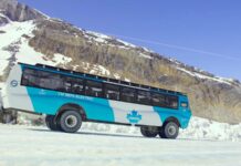 Primul autobuz electric pentru ghețari transportă 52 de turiști pe Athabasca primul-autobuz-electric-pentru-ghetari-duce-52-de-turisti-pe-athabasca:-reduce-pana-la-300-kg-de-co2-pe-zi-de-operare